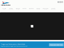 Tablet Screenshot of clubedosmarimbas.com.br